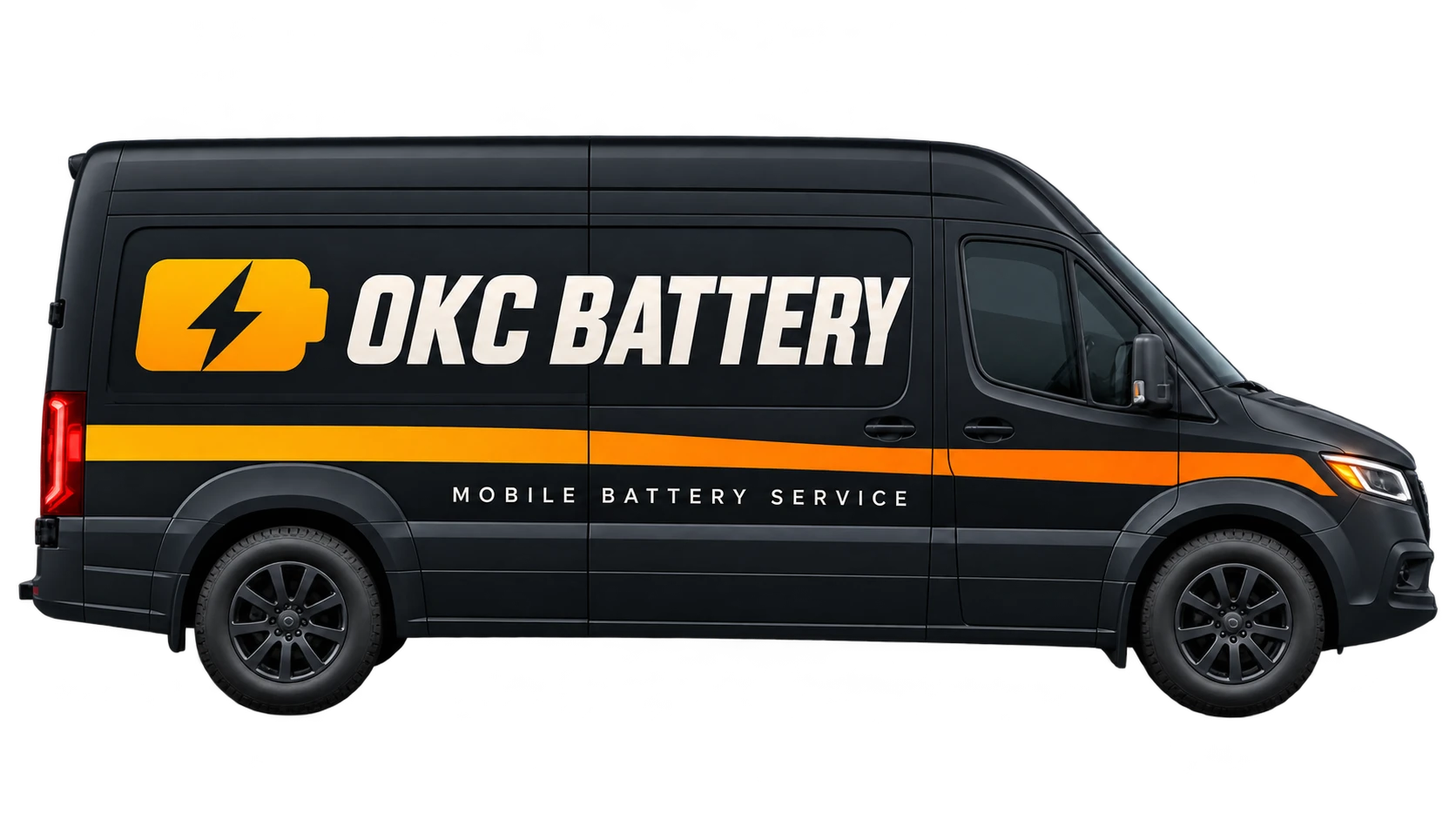 OKC Battery service van